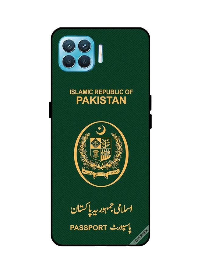 Covernex Oppo F17 Pro Protective Case Cover Printed Featuring Pakistan Passport DESIGN_0210 - Image 1