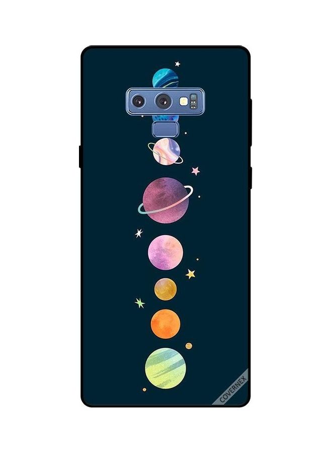 كوفرنيكس غطاء حماية بتصميم فضاء ونجوم لهاتف سامسونج جالاكسي نوت 9 متعدد الألوان