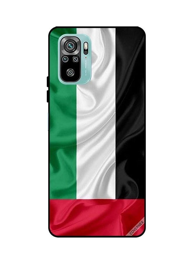 كوفرنيكس Protective Case For Xiaomi Redmi Note 10 4G - Uae Flag Cloth Multicolour - Image 1