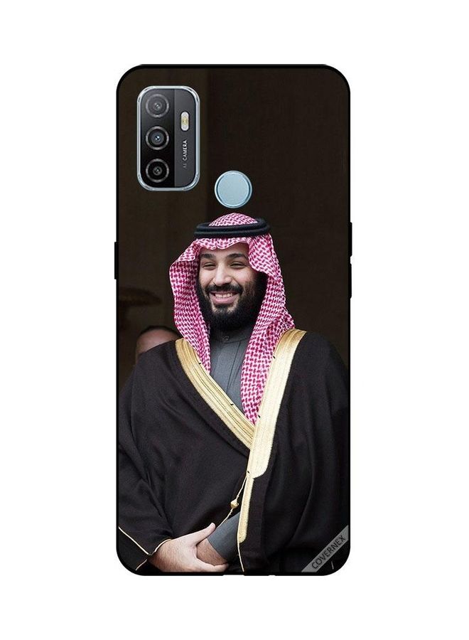 Covernex Oppo A53s Protective Case Cover Printed Featuring Mohammad Bin Salman Smiling DESIGN_0193 - Image 1