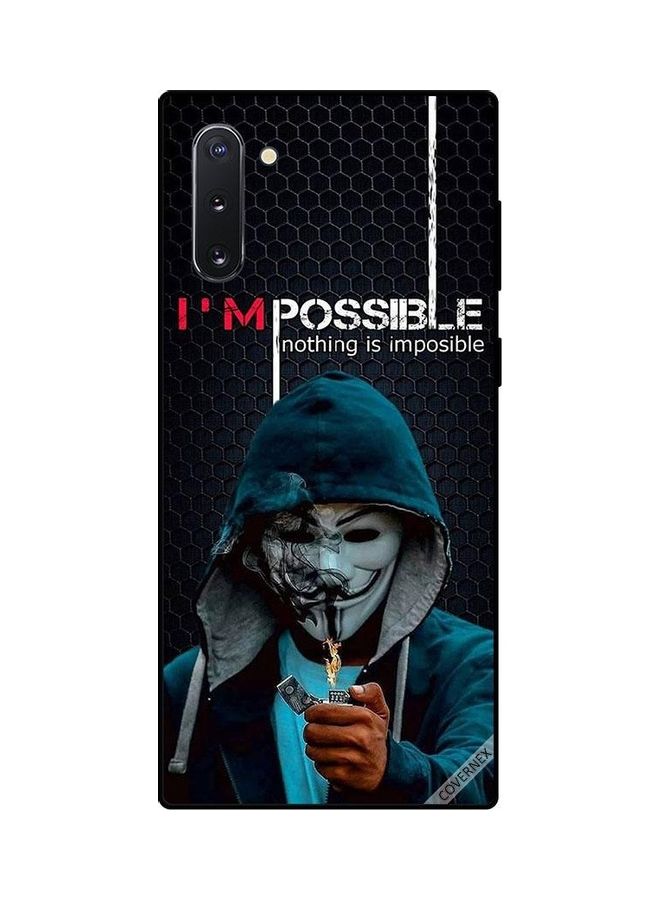 Covernex Samsung Galaxy Note 10 Protective Case Cover Printed Featuring I Am Possible Nothing Is Impossible DESIGN_0145 - Image 1