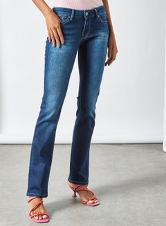 Pepe Jeans LONDON Bootcut Fit Mid Rise Jeans Blue  - Image 1