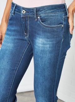 Pepe Jeans LONDON Bootcut Fit Mid Rise Jeans Blue  - Image 4