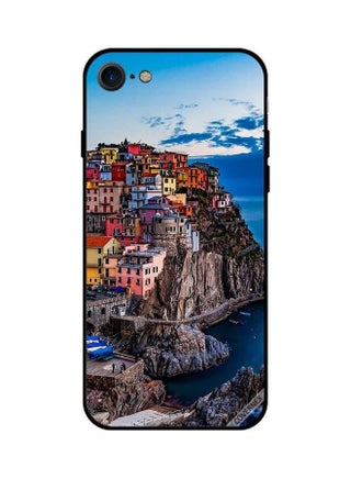 Protective Case Cover For Apple iPhone SE (2020) Colourful Houses On The Sea - v1623557210/N48118425A_1