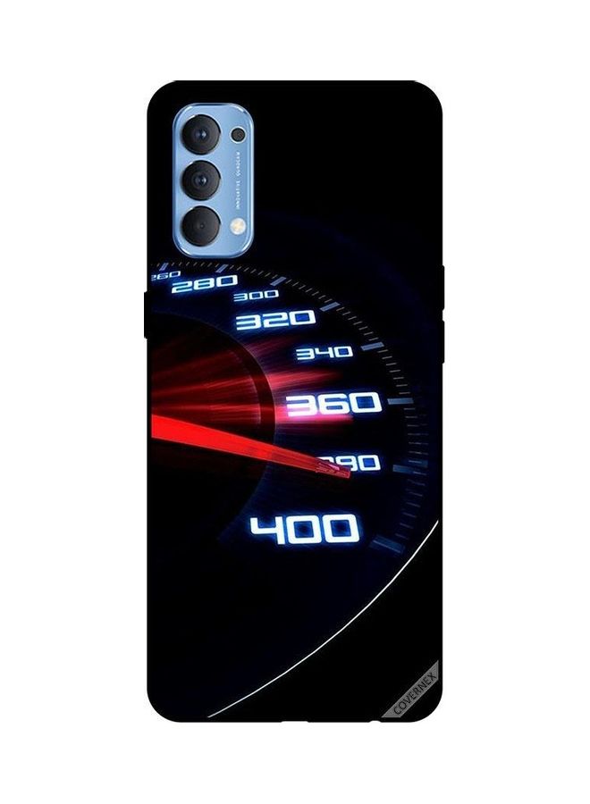 Covernex Oppo Reno 4 4G Protective Case Cover Printed Featuring Speed Meter 390 Plus DESIGN_0264 - Image 1