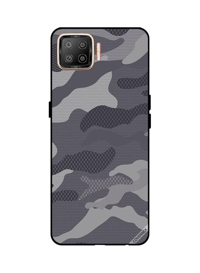 Covernex Protective Case Cove For Oppo F17 Grey Camouflage Pattern - Image 1