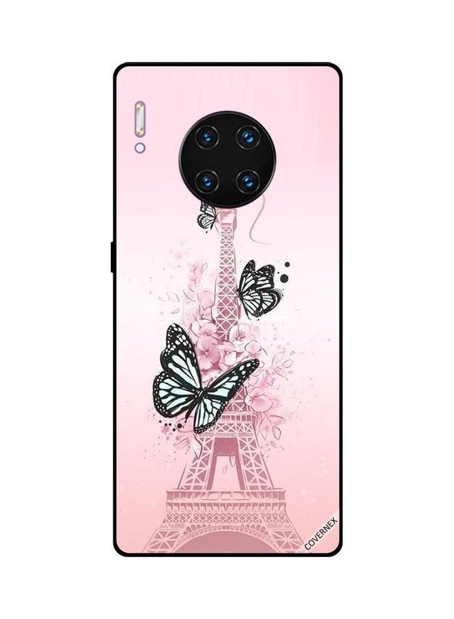 Covernex Protective Case Cover For Huawei Mate 30 Pro Butterflies On Eiffel Tower - Image 1