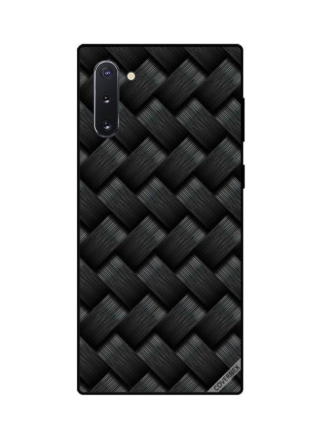 Covernex Samsung Galaxy Note 10 Protective Case Cover Printed Featuring Black Strips Pattern DESIGN_0041 - Image 1