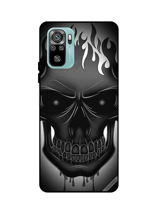 Covernex Protective Case For Xiaomi Redmi Note 10 4G - Head Art Black/Grey - Image 1