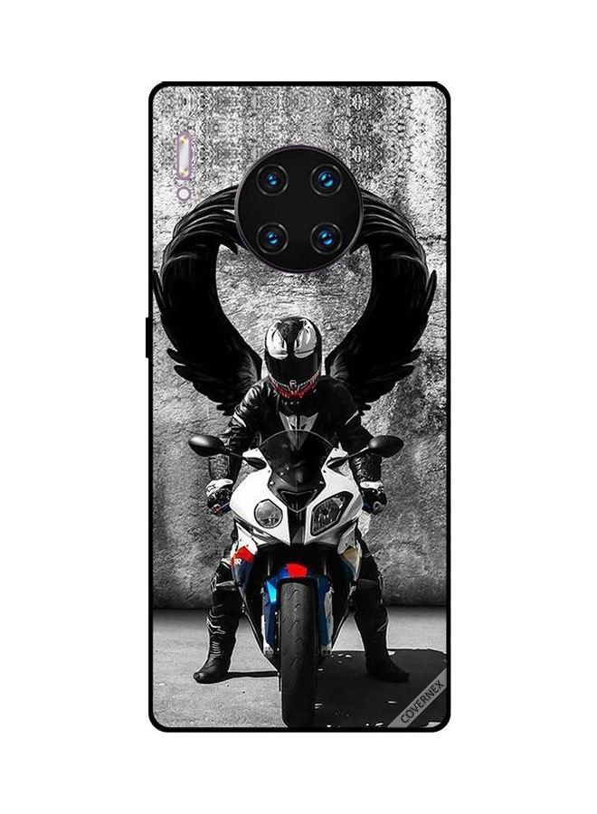 كوفرنيكس غطاء حماية واقٍ لهاتف هواوي ميت 30 برو محب لركوب الدراجات يحمل أجنحة - Image 1