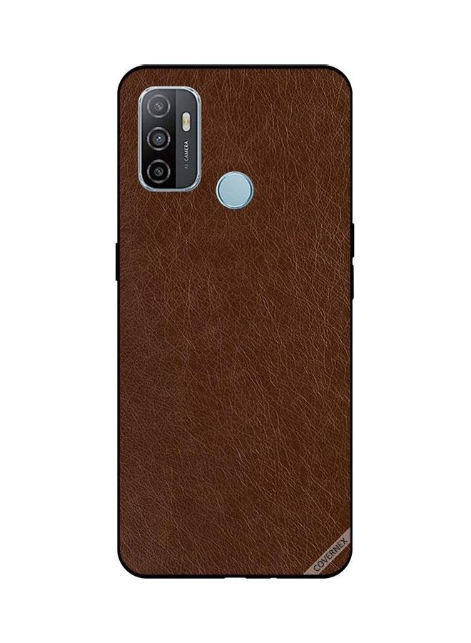 Covernex Protective Case Cover for Oppo A53s Brown - Image 1