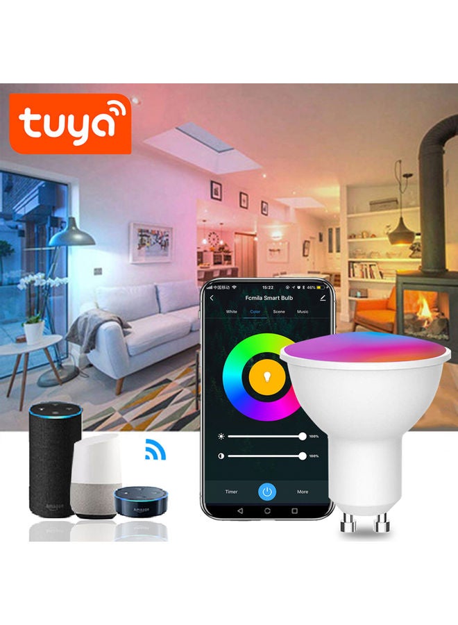 Generic - GU10 LED Dimmable Intelligent Bulb Multicolour - Image 1