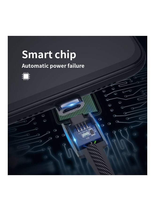 Shark X1 Pro USB Magnetic Charging Cable Black