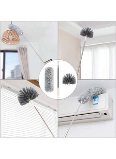 NuSense Duster With Extension Pole Stainless Steel Grey 84inch  - Image 2