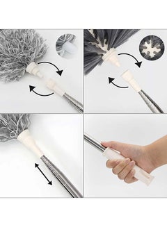 NuSense Duster With Extension Pole Stainless Steel Grey 84inch  - Image 3