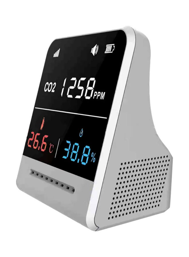 3-In-1 Carbon Dioxide Detector Silver/Grey/Black - Image 1