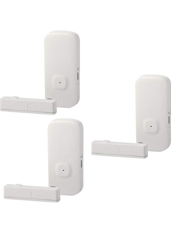 3-Piece WIFI Door Sensor White  - Image 1