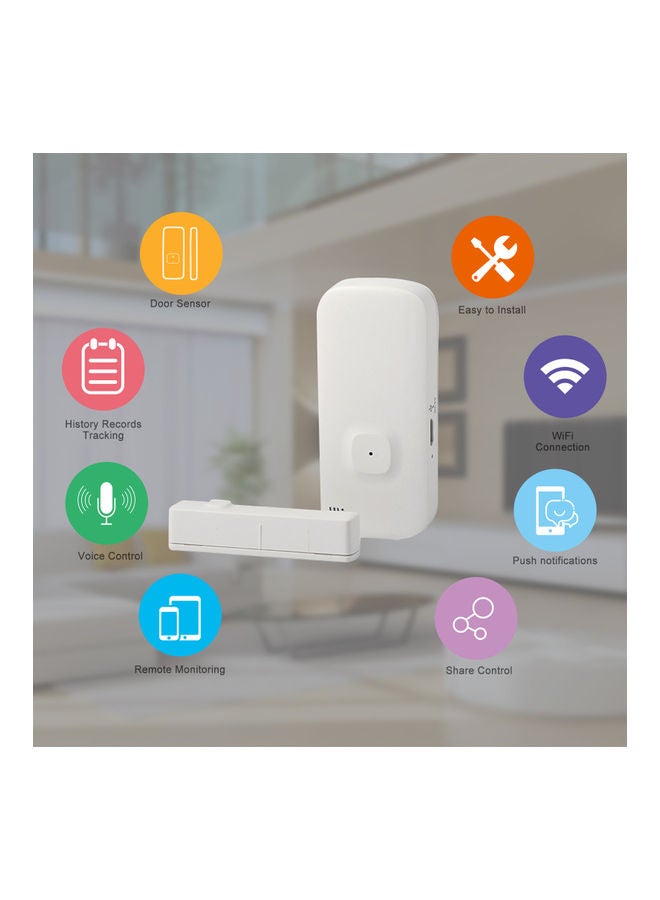 3-Piece WIFI Door Sensor White  - Image 2