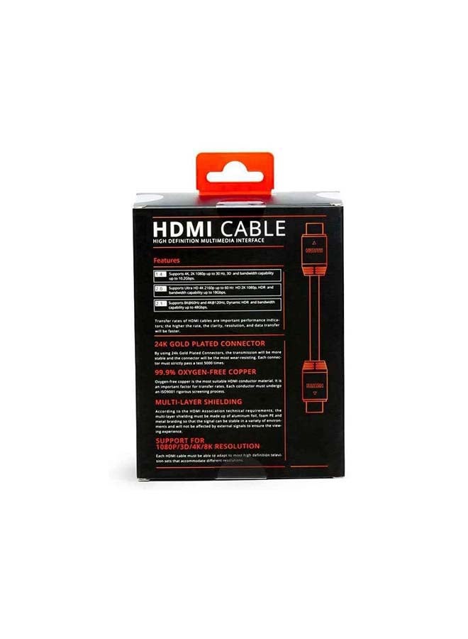 MOWSIL High-Speed HDMI Male to HDMI for HDMI Devices 1.4V Black - Image 4
