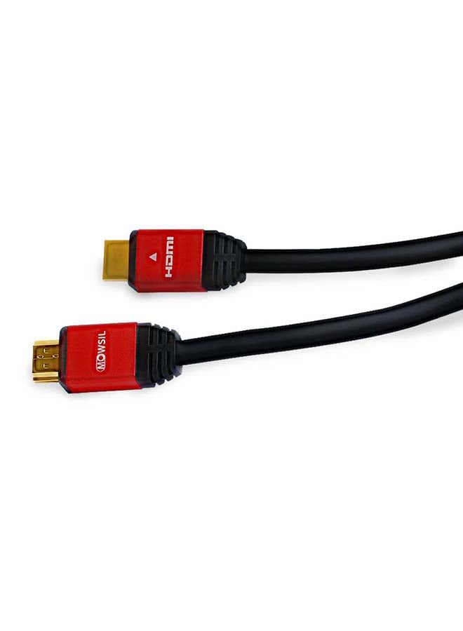 MOWSIL High-Speed HDMI Male to HDMI for HDMI Devices 1.4V Black - Image 1