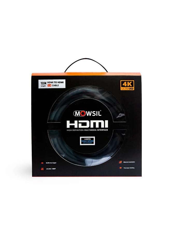 MOWSIL High-Speed HDMI Male to HDMI for HDMI Devices 1.4V Black - Image 2