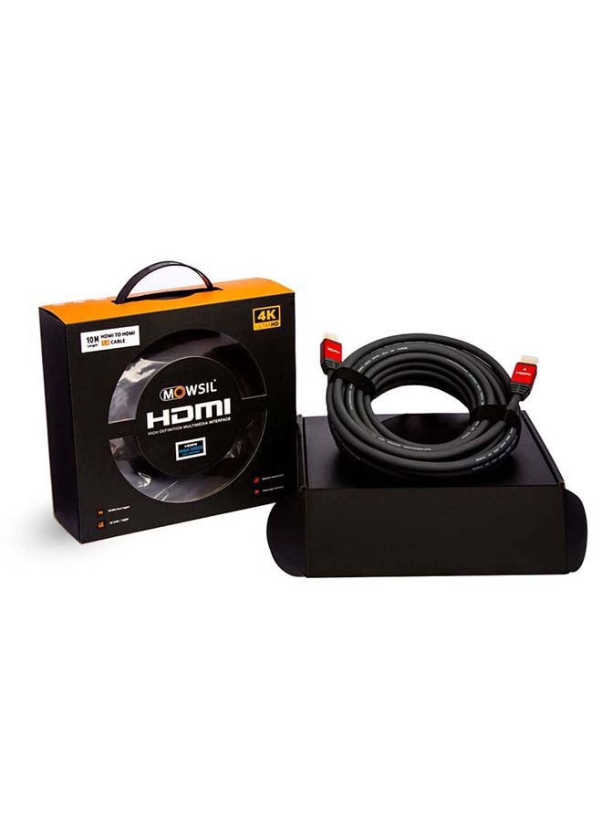 MOWSIL High-Speed HDMI Male to HDMI for HDMI Devices 1.4V Black - Image 4
