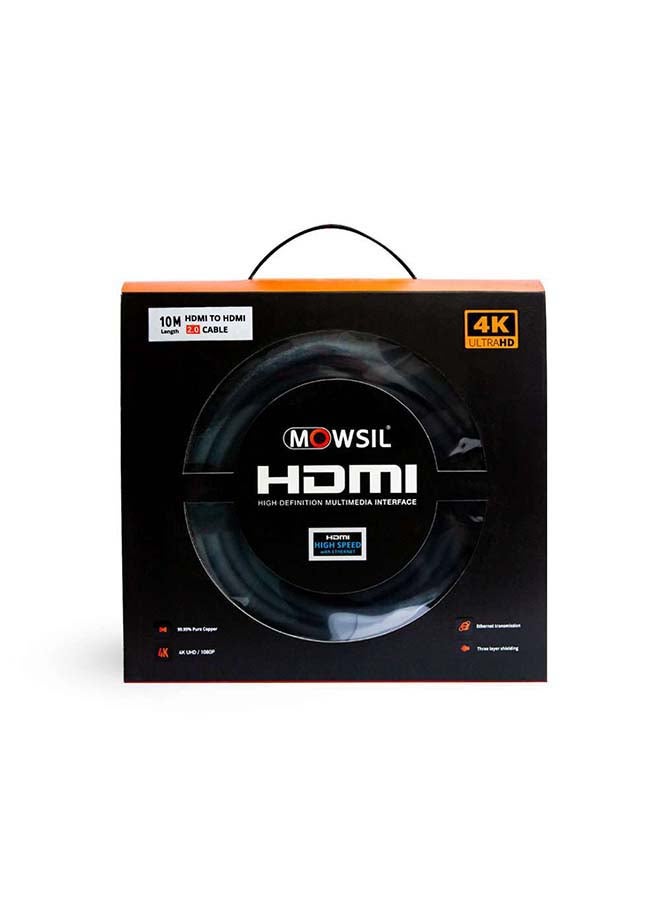 MOWSIL High-Speed HDMI Male to HDMI for HDMI Devices 2.0V Black - Image 2