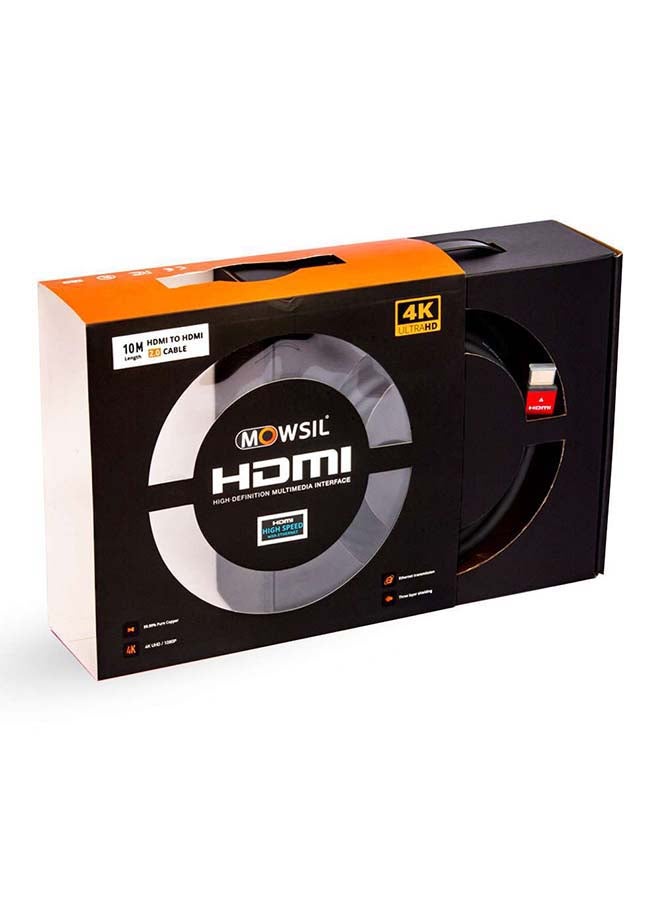 MOWSIL High-Speed HDMI Male to HDMI for HDMI Devices 2.0V Black - Image 3