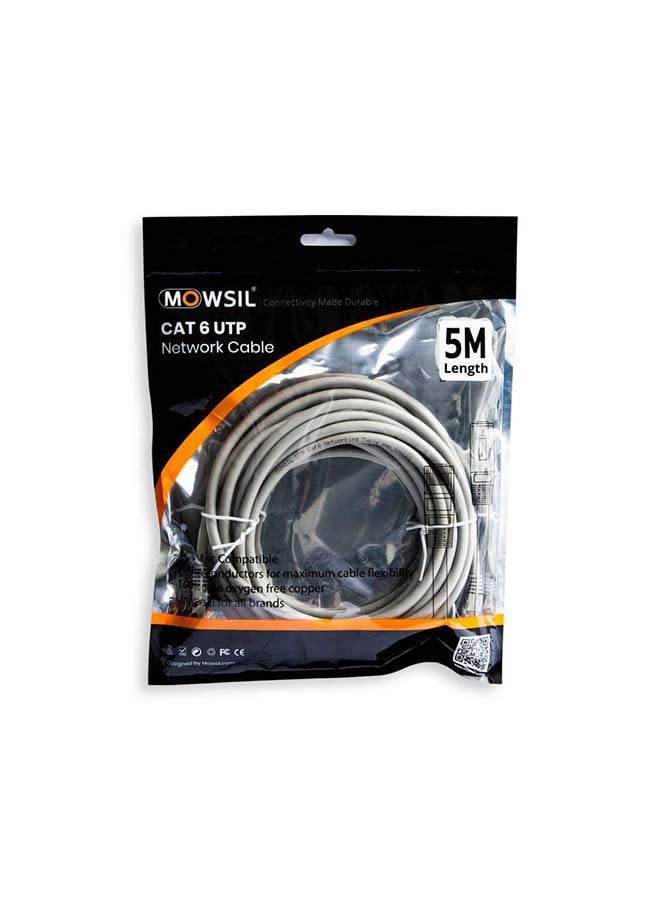 MOWSIL Cat6 UTP Ethernet RJ45 Patch Lan Cable 250MHz White - Image 2