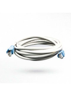 MOWSIL Cat7 Round Cord 10 Gigabit Ethernet Cable White  - Image 1
