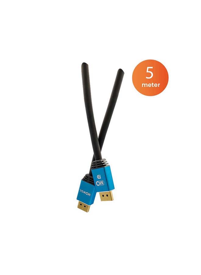 موسل DP to DP Cable 1.2V 4K 60Hz UHD DisplayPort Male to Male Monitor Video Cable Blue  - Image 2
