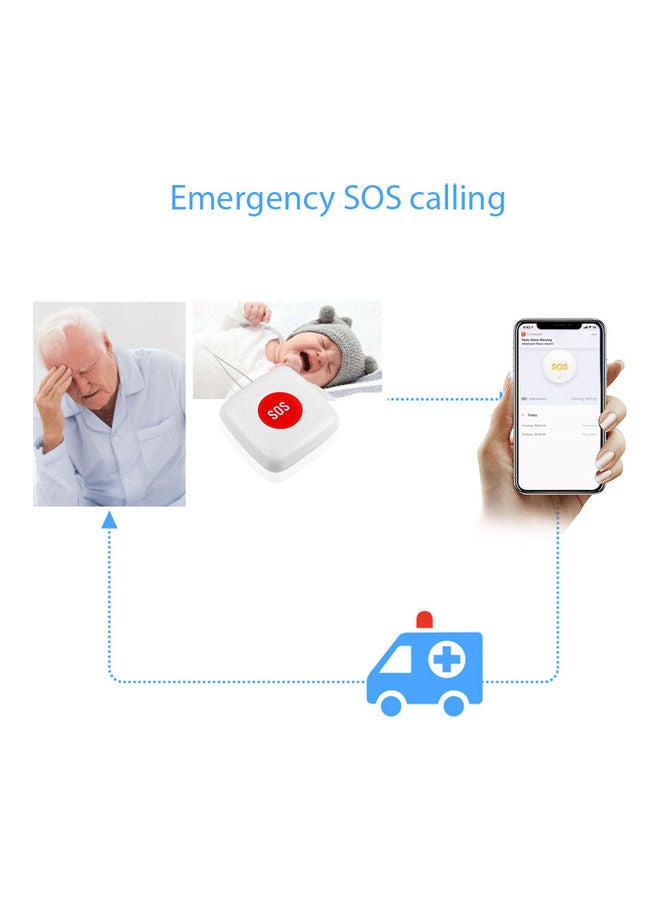Generic - SOS Emergency Call Button White - Image 1