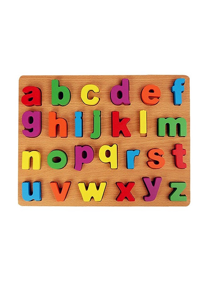 Set Of 4 Wooden Numbers And Letters Baby Jigsaw Puzzle 30x22.5cm Multicolour - Image 5