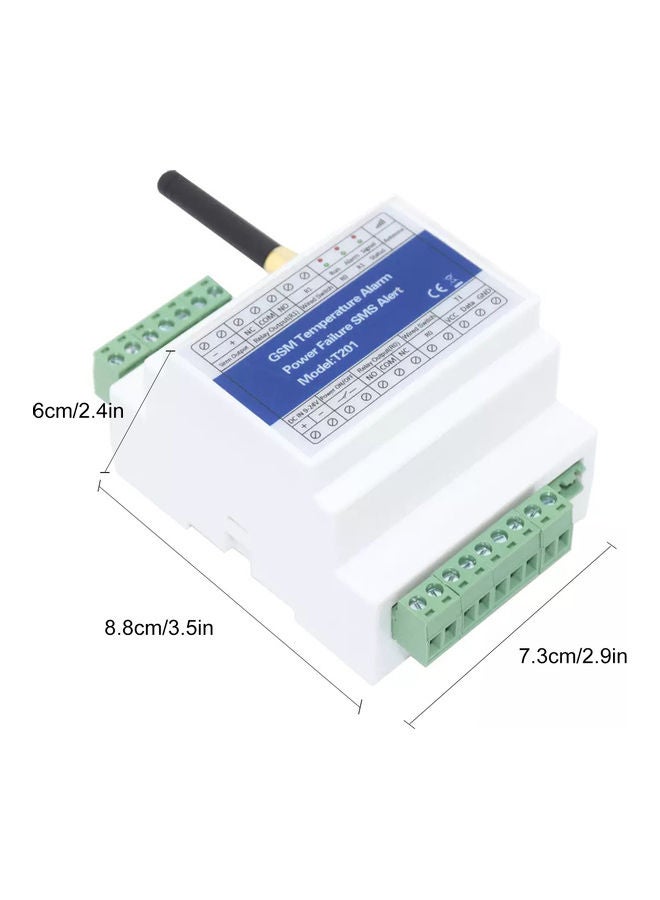 جهاز إنذار لدرجة الحرارة بنظام GSM . أبيض  - Image 2