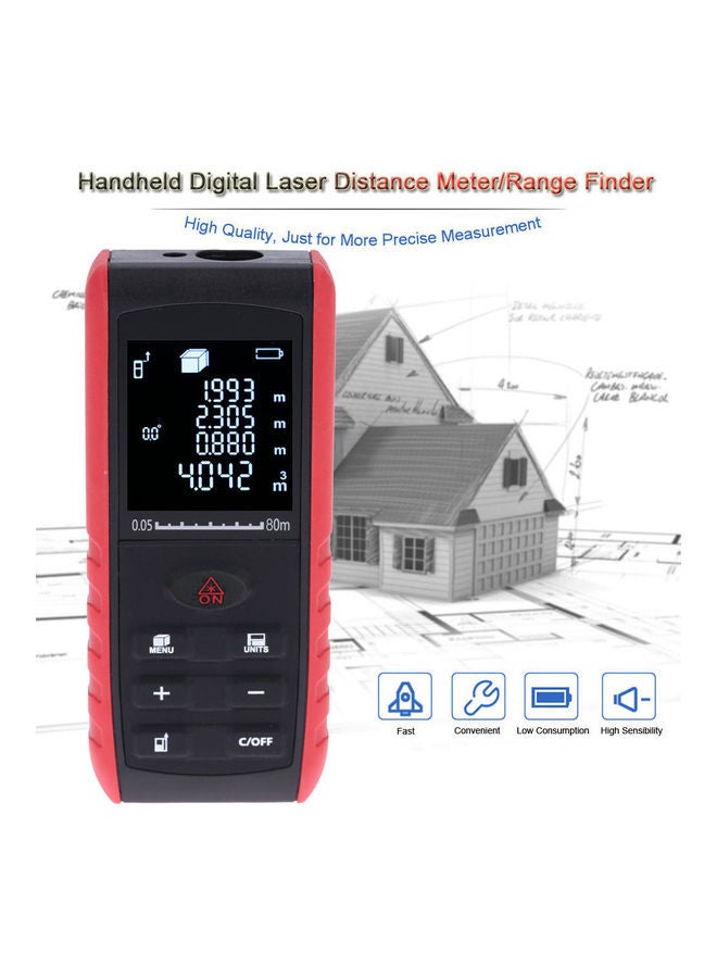 Generic - 80m Portable Handheld Digital Laser Distance Meter - Image 1