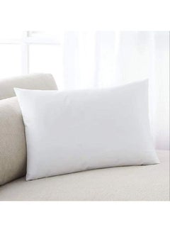 Krude 100% Microfiber Supersoft Press Pillow – Soft Fiber Filling, Plush Comfort, Size:  48x70 cm Polyester White 48x70cm - v1623566179/N48124684A_1