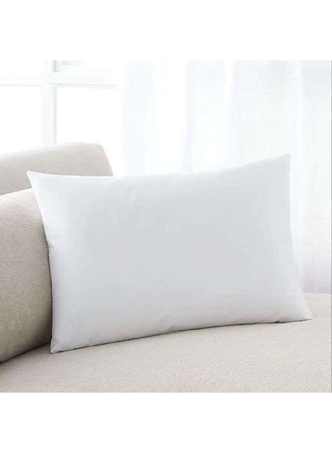 KRUDE - Krude 100% Microfiber Supersoft Press Pillow – Soft Fiber Filling, Plush Comfort, Size:  48x70 cm Polyester White 48x70cm - Image 1