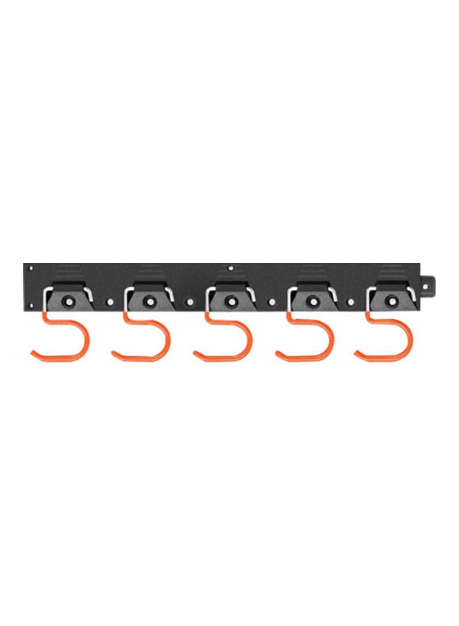 Generic 4-Piece 16'' ABS Rails Wall Mount Tool Organizer Garden Tool Organizer Multicolour 44.00x7.00x11.00cm  - Image 4