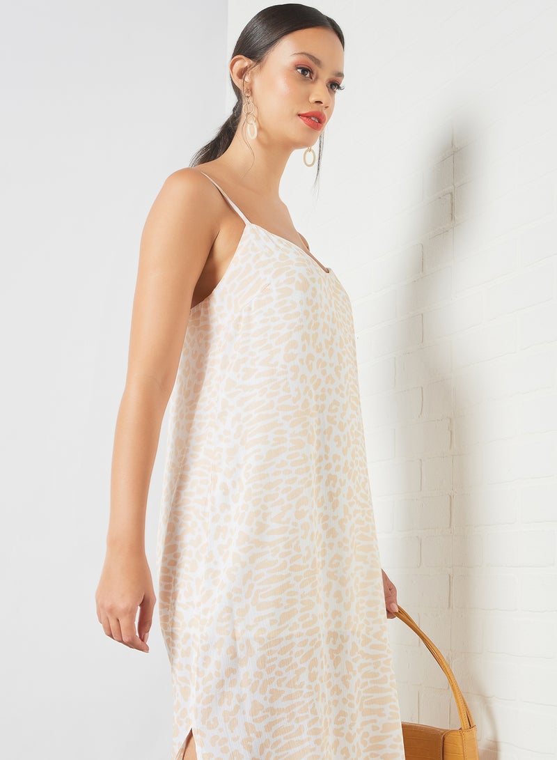 تشارلي هوليداي. فستان بطبعة حيوان أبيض - Image 3