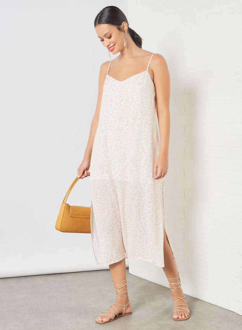 تشارلي هوليداي. فستان بطبعة حيوان أبيض - Image 4