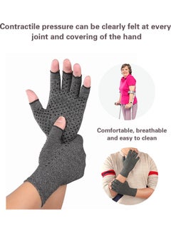 Generic Motorcycle Winter Warm Half Finger Gloves  - Image 2