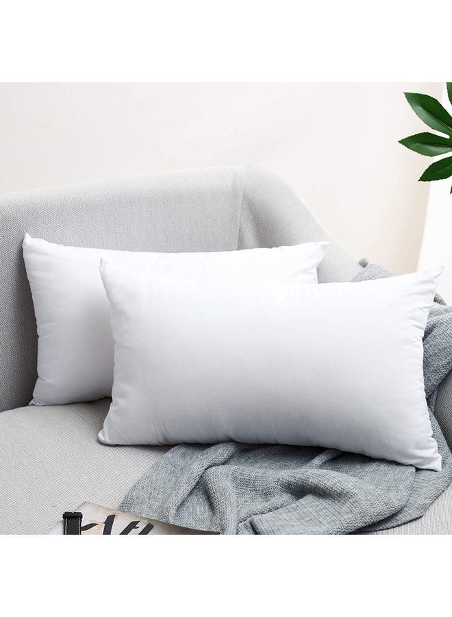 Hotel Linen Klub 600gm Hollow Siliconized Kids Pillow 1Pc Cotton White 40x60cm  - Image 1
