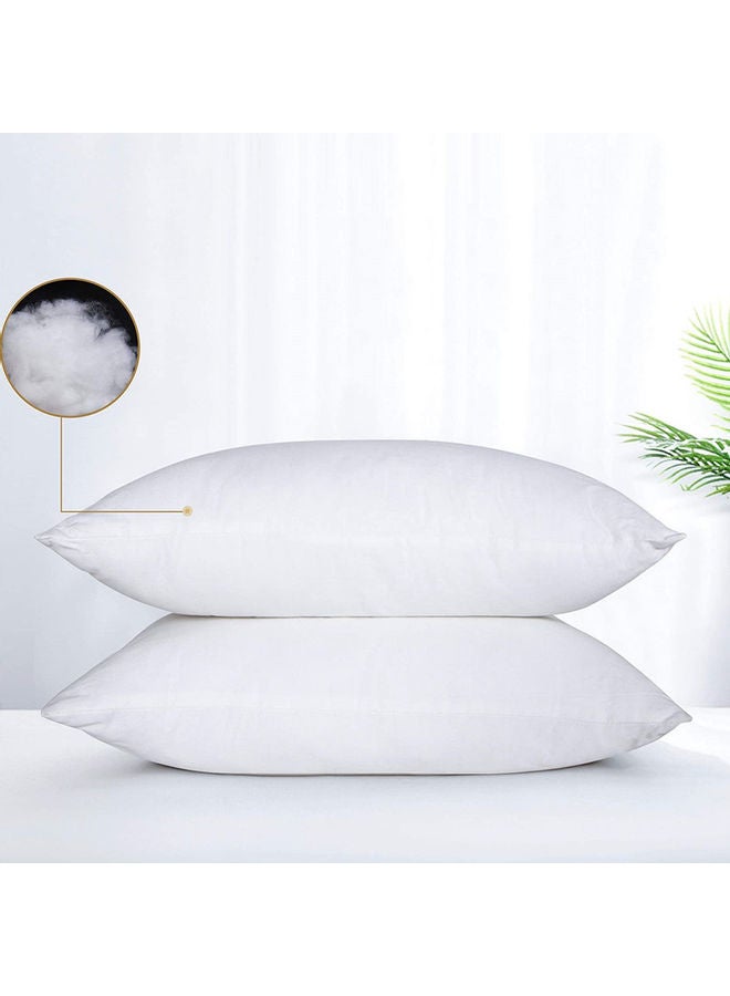 Hotel Linen Klub 600gm Hollow Siliconized Kids Pillow 1Pc Cotton White 40x60cm  - Image 2