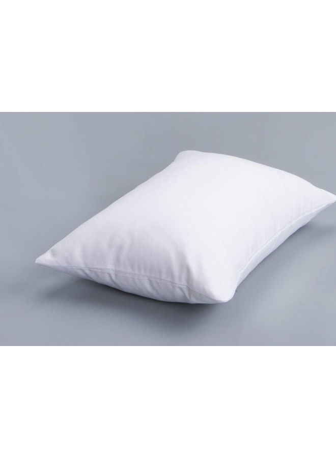 Hotel Linen Klub 600gm Hollow Siliconized Kids Pillow 1Pc Cotton White 40x60cm  - Image 4