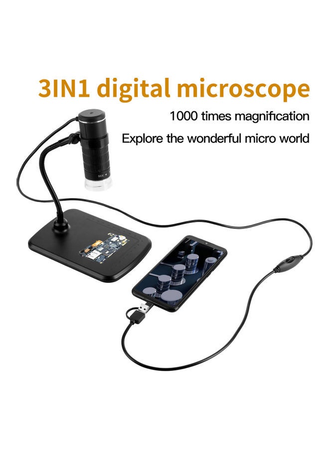 Generic - 3-in-1 Digital Microscope 1000X - Image 1