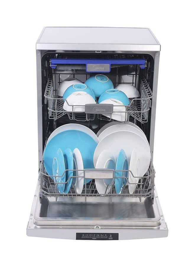 مديا غسالة أطباق سعة 14 لتراً 260.95 W WQP147617Q-S فضي  - Image 3