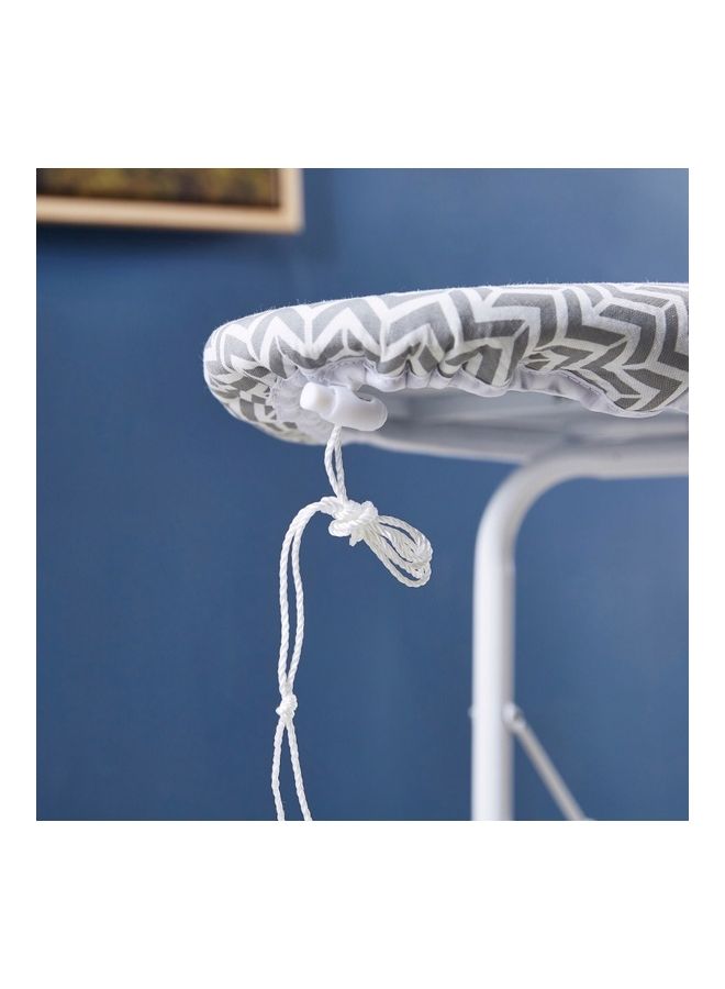 Home Box Camille Ironing Board Cover White/Grey 110 x 33cm  - Image 2