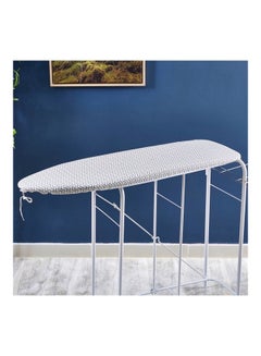 Home Box Camille Ironing Board Cover White/Grey 110 x 33cm  - Image 1