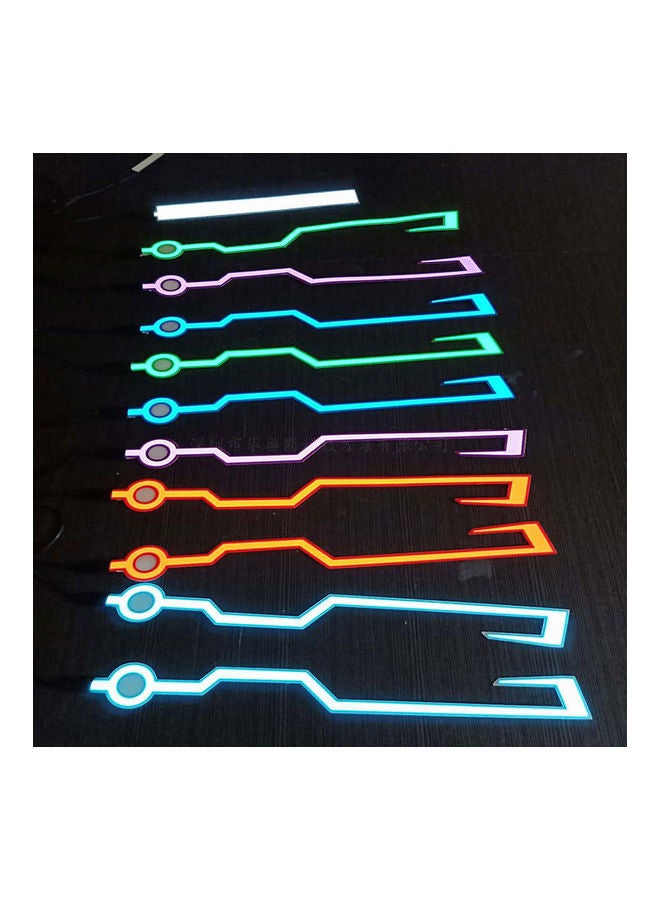 Generic 5-Piece Helmet Light Reflective Strip Set - Image 1