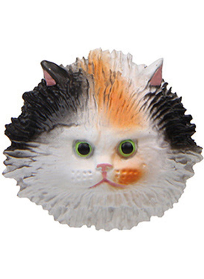 Cat Head Refrigerator Magnetic Sticker Multicolour